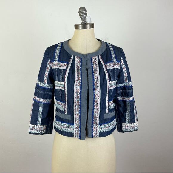 Anthropologie Conditions Apply Giacca Katina allacciata - Picture 2 of 9